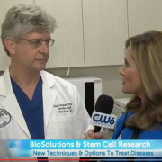 dr hanson being intereviewed for san diego living tv