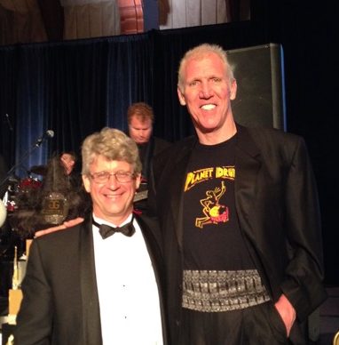 peter hanson with bill walton at his book release party